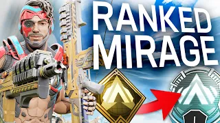 Solo Ranked with Mirage! - CAN WE POWER THROUGH GOLD - Apex Legends Season 20