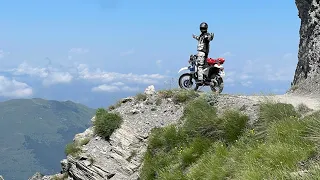 Stella Alpina, Vercors, Ligurische Grenzkammstrasse, Col du Parpaillon mit dem Motorrad