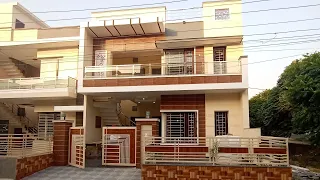 156 gaj double storey 27*52, 4bhk house for sale with house design in Mohali Sunny enclave sector125