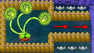 999 Threepeater Vs 99 Giga Gargantuar Vs Dr. Zomboss - Plants vs Zombies Hack