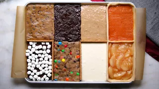 8 Desserts in 1 Sheet Tray