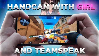 Handcam with Girl and Teamspeak in Standoff 2 | Poco x3 Pro 🥶