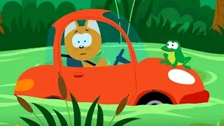 Мультфильм про машинки – Котенок и волшебный гараж – Приключения в болоте - Для самых маленьких