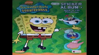 Merlin 2004 COMPLETE Spongebob Squarepants sticker album review.