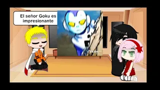 Naruto, Sasuke y Sakura Reaccionan a Son Goku