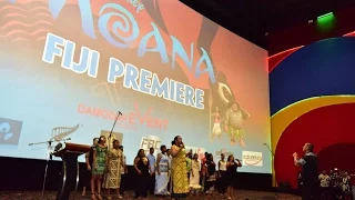 Fijian Attorney General officially launched movie premiere 'Disney's Moana'.