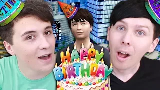DIL'S BIRTHDAY IN THE BIG CITY! - Dan and Phil Play: Sims 4 #45