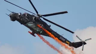 MI-35 "Alien Tiger" display - Czech Air Force, HQ audio.