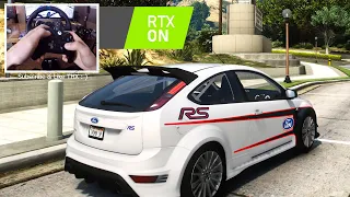 2009 Ford Focus RS - GTA V | Logitech G29 🔥 Reshade RTX + Graphic Mod