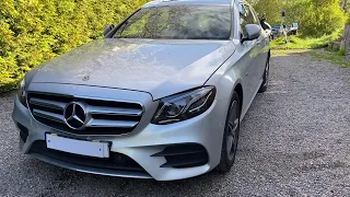 Mercedes-Benz E300de Amg-line review!!!