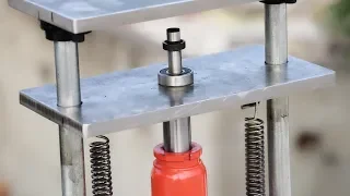 Make A Portable 5 Ton Mini Hydraulic Press || Homemade 5 Ton Hydraulic Press Machine