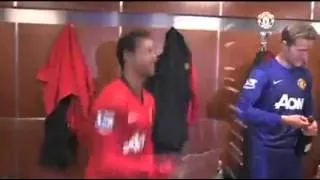 Manchester united dressing room