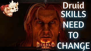 Please Change These Druid Skills In Patch 2.5 | Diablo 2 Resurrected | D2R Ladder Season 2