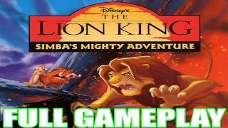 The Lion King: Simba's Mighty Adventure Walkthrough (FULL GAMEPLAY) (PS1 Game) (No Commentary)