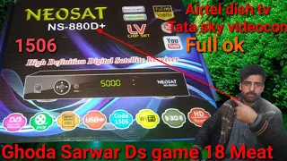 NEO NEOSAT NS-880+Ghoda Sarwar 1506Lv New Receiver  new version new update