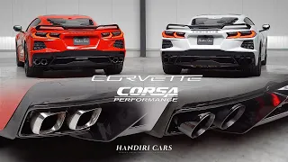 2020 Corvette C8 LOUD Corsa Performance Cat-Back Exhaust with Active Valve!