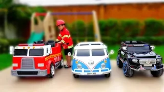 Yejun Learn about Job Experience with a Car Toy for Kids