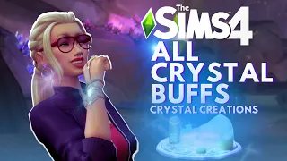 All Gem Buffs & Powers from Crystal Creations. Sims 4.  #thesims #sims4