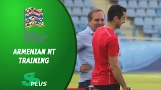 Armenian National Team training before match against Liechtenstein