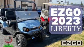 EZGO Liberty 2023 Golf Carts Are Available Now at H&H Golf Carts in Harlingen