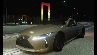 Lexus LC500 Wangan Shuto Expressway Night Drive Assetto Corsa GamePlay