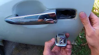 [DIY] Door disassembling, repair Nissan keyless button.