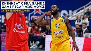 Khimki at CSKA Game 2 Mini-Movie Euroleague playoff [khimkibasketTV]