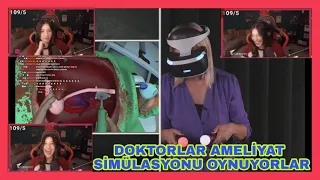 Pquuen Tepkikolik Doktorlar Surgeon Simulator Oynuyor'u İzliyor