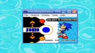 Sonic Advance 2 VBA Cheats - Quick Chaos Emeralds