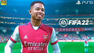 FIFA 22 | Arsenal Vs Leicester City | Premier League 22/23 Full Match PS5 | 4K Gameplay