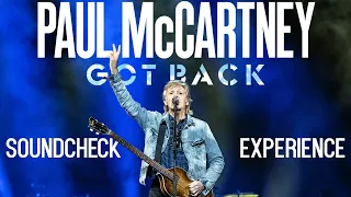 Paul McCartney Got Back Soundcheck Experience In Melbourne