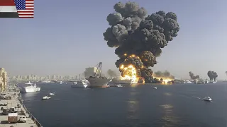 HOUTHIS CUT OFF FROM THE SEA! The last Yemen port with Iran supplies is destroyed by a US air raid!