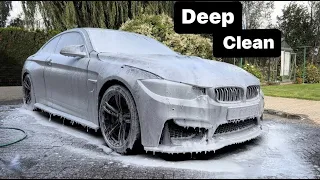 DEEP CLEAN ON THIS DIRTY BMW M4 - AUTODETAILING