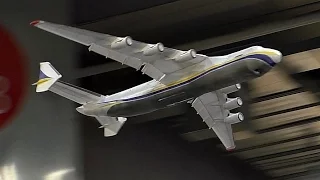 ANTONOV AN-225 MRIYA LIGHTWEIGHT RC SCALE MODEL INDOOR FLIGHT / Intermodellbau Dortmund 2016