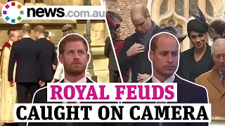 The biggest royal feuds caught on camera