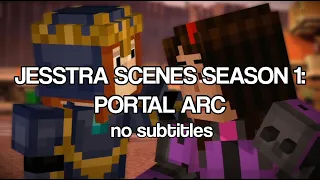 jesstra scenepack: portal arc - no subtitles (minecraft story mode, female jesse x petra)