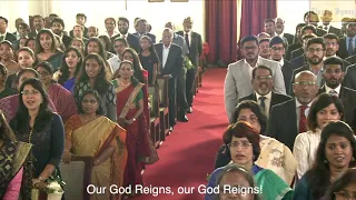 Our God Reigns - 250 Voice Mass Choir for  Classic Hymns album titled " Our God Reigns"