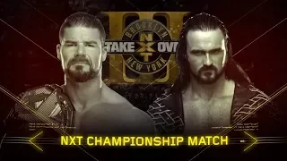 NXT TAKEOVER BROOKLYN III - BOBBY ROODE VS DREW MCINTYRE (OFFICIAL MATCH CARD)
