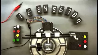 Electromechanical 7 Segment Displays and Flip Dot Indicators