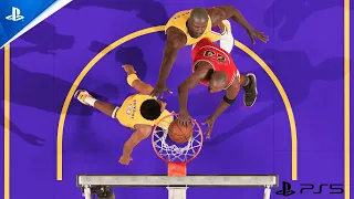 NBA 2K23 PS5 4K Gameplay | 95-96 Chicago Bulls vs 00-01 Los Angeles Lakers