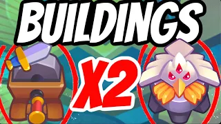 DOUBLE BUILDING IS BACK!! HEX IS TOO GOOD THIS WEEK! | In Rush Royale!