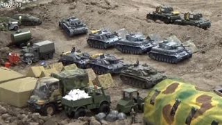 RC Tanks Panzer in Action WW2 ♦ Tiger Leopard ♦ Erlebniswelt Modellbau Erfurt 2015 Modellbaumesse