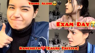 Exam Day😭 || Kanchoth Celebration ❤️[Gauri Tritiya] || Sneha Khatri