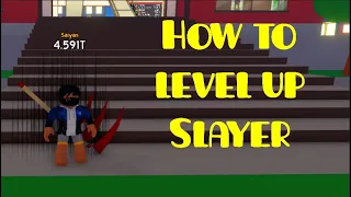 How to level up slayer in Anime Fighting Simulator