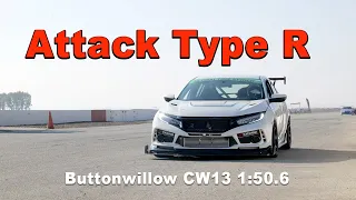 Fastest FK8 Buttonwillow CW13 | Art of Attack Type R Global Time Attack Finals | Hondata