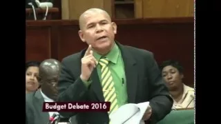 Budget Debates 2016, Hon. George Norton