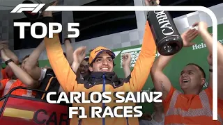 Carlos Sainz's Top 5 Races in Formula 1