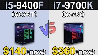 i5-9400F Vs. i7-9700K | 1080p and 1440p Benchmarks