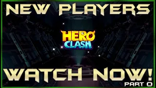 Are You a New Player to Hero Clash?  Watch now!  (Heroes, Awakening Spring, leveling up, etc)