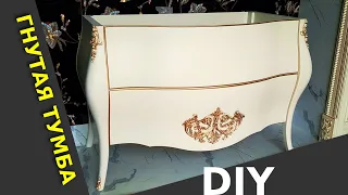 Sink cabinet with 3D bent facades. Whole process of making.